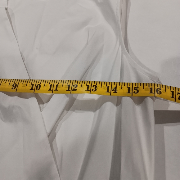 Tommy Hilfiger Women's (Size 6) White & Black Sleeveless Midi Wrap Dress (NWT) - Picture 13 of 15